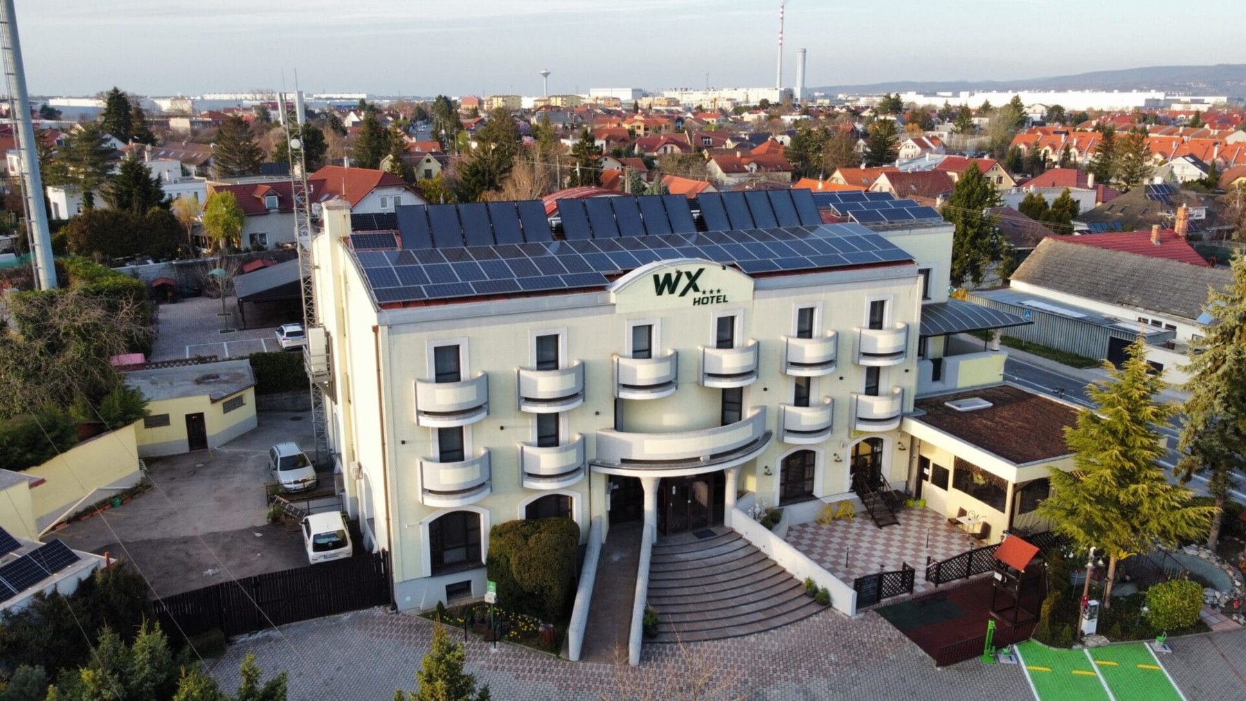 WX Hotel a okolie Devínskej Novej Vsi