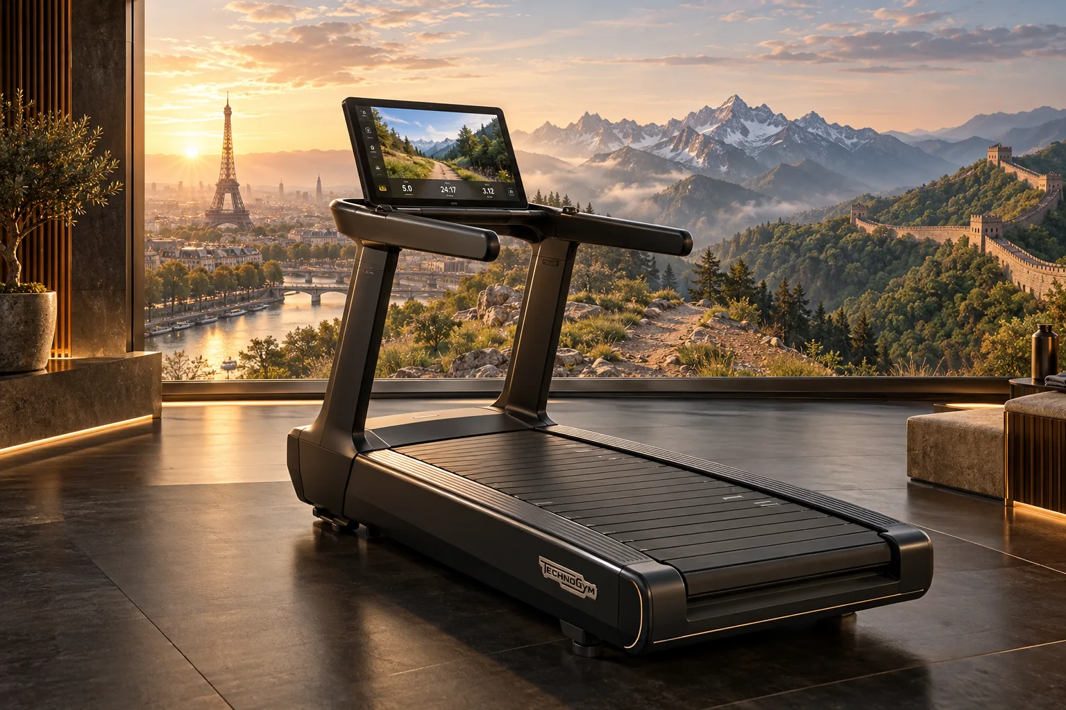 Technogym RUN &ndash; ilustračn&aacute; vizualiz&aacute;cia